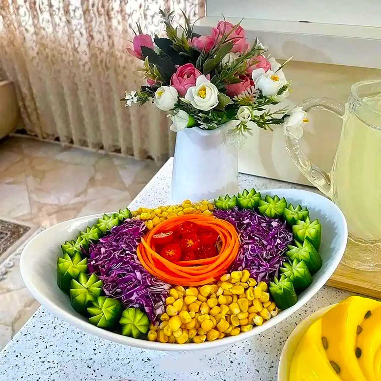 دیزاین سالاد کاهو