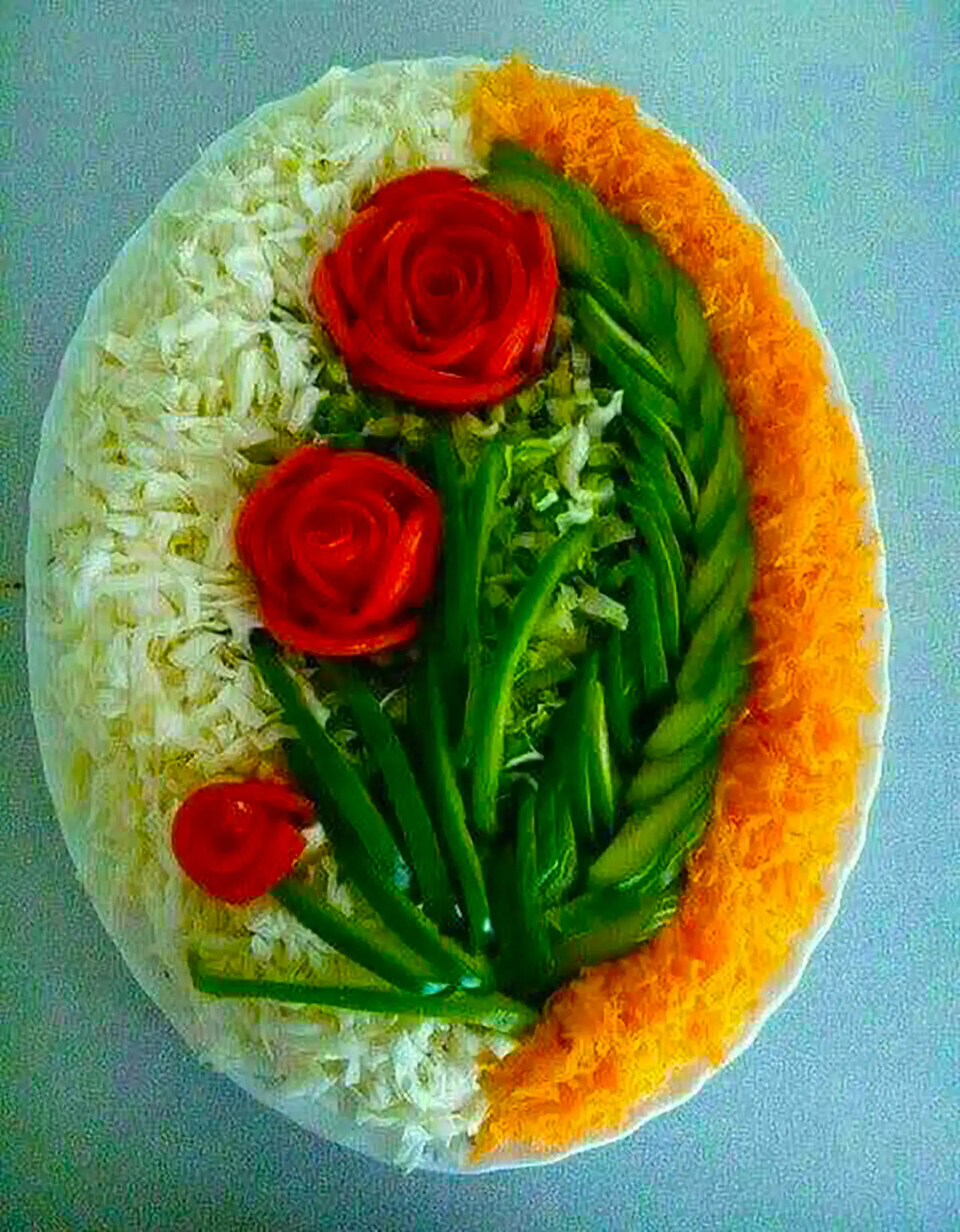 دیزاین سالاد کاهو