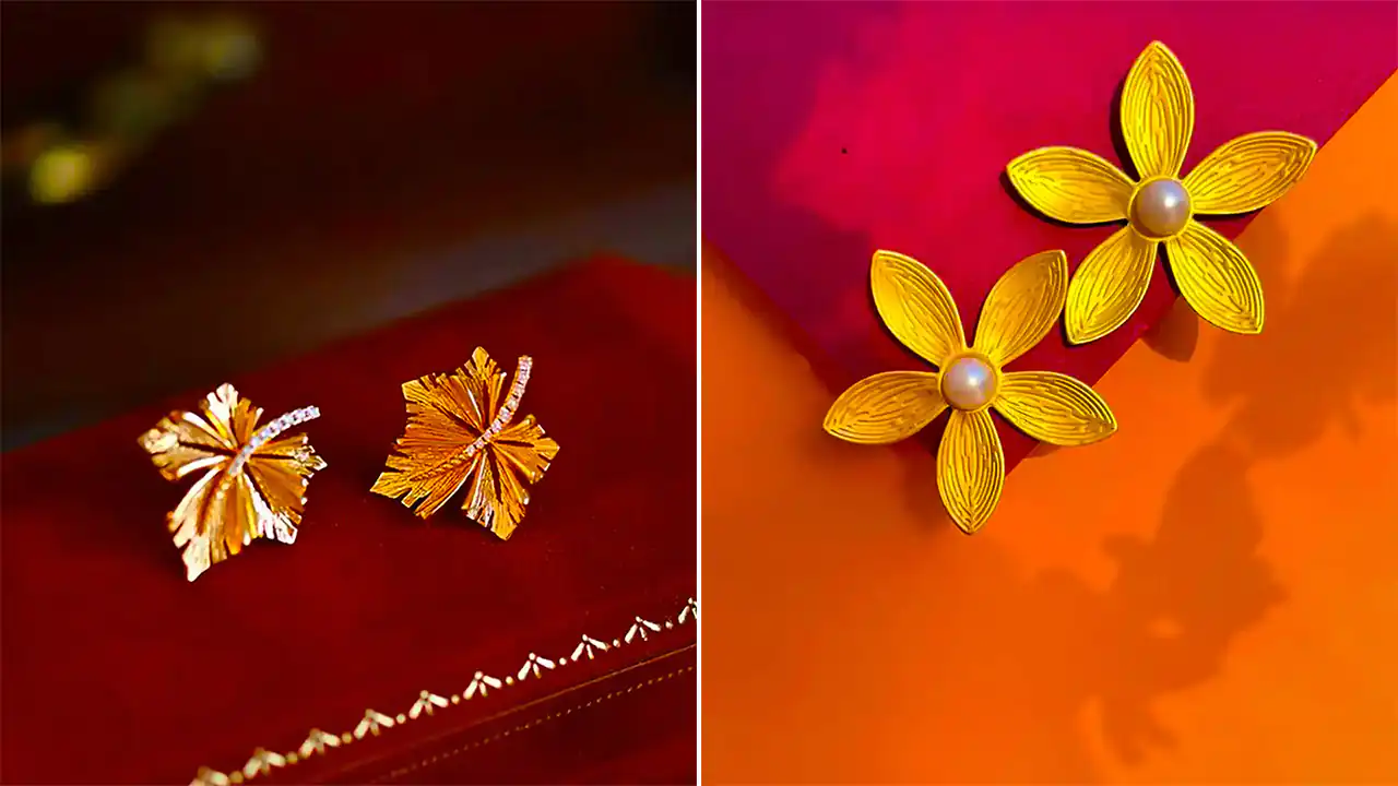 گوشواره میخی شیک