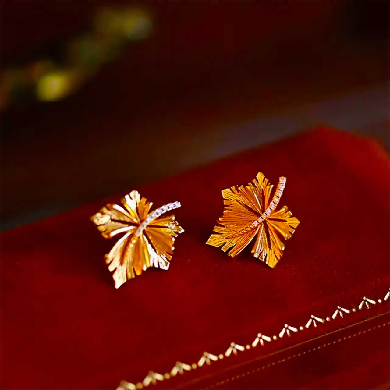 گوشواره میخی شیک