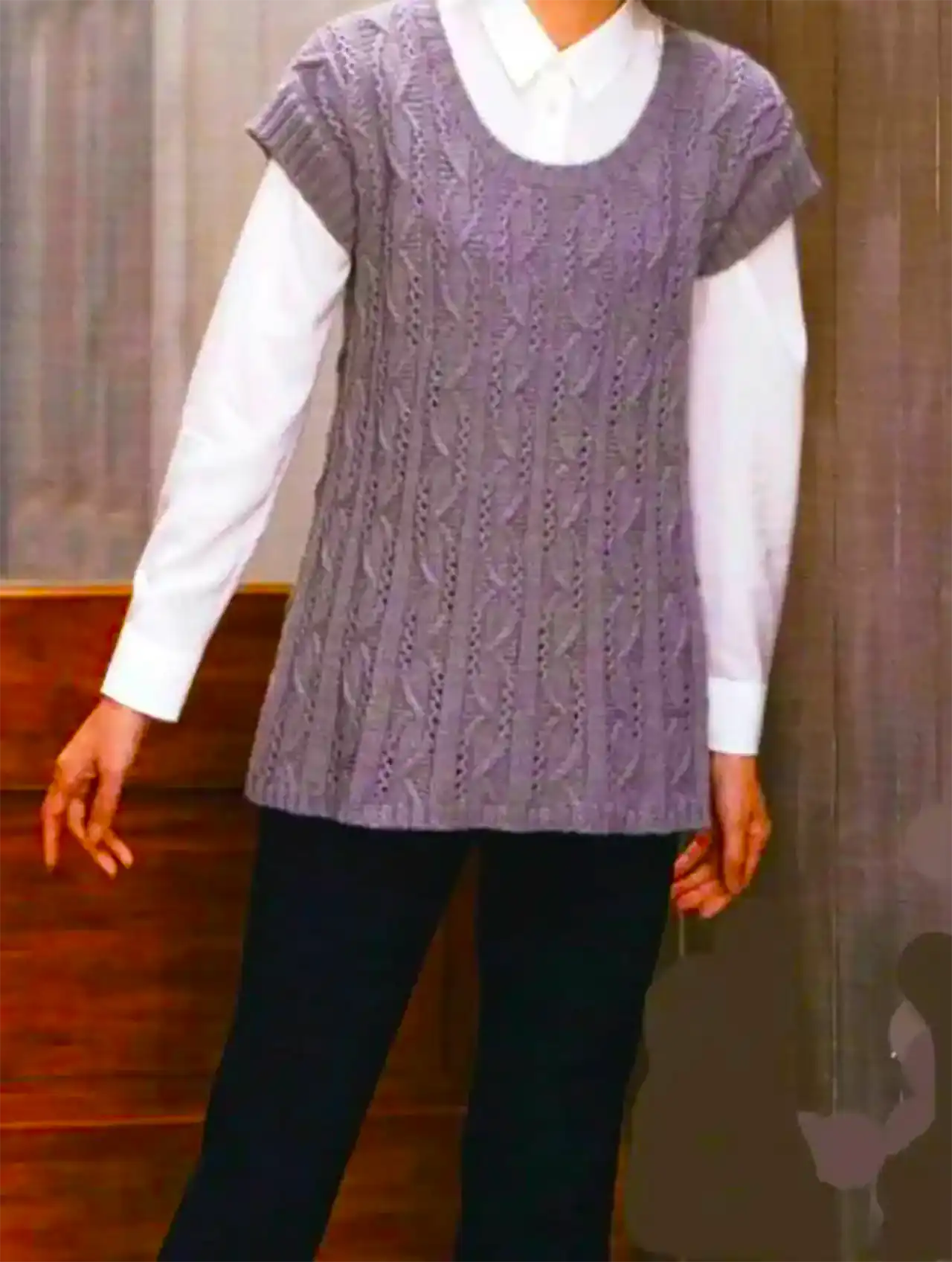 جلیقه بافت زنانه