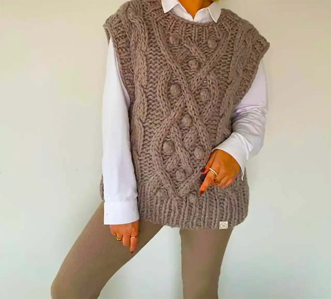 جلیقه بافت زنانه