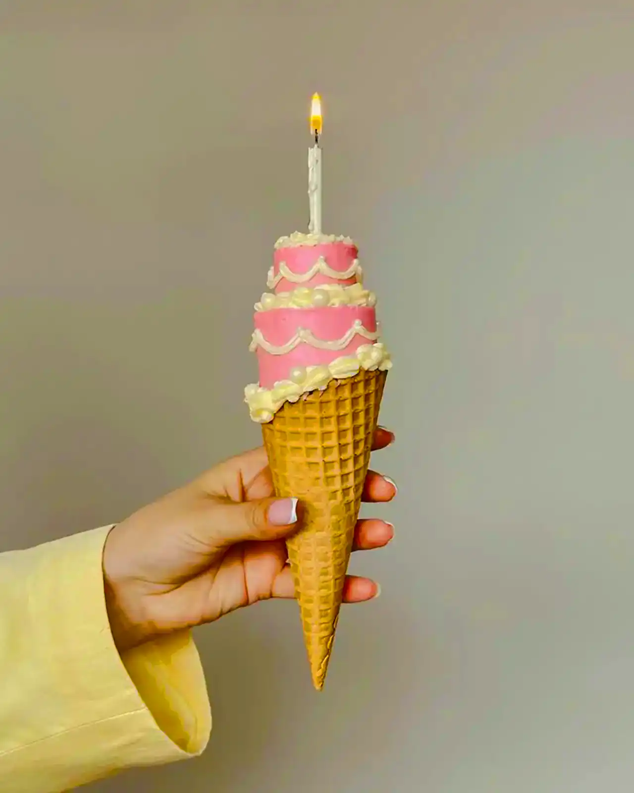 کیک بستنی تولد