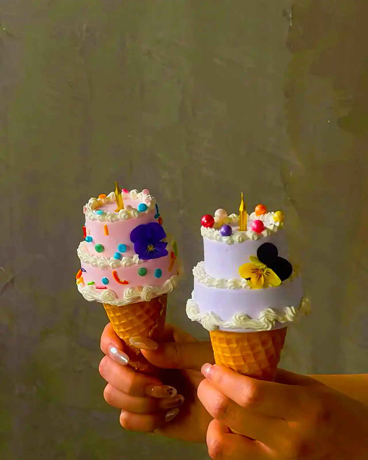 کیک بستنی تولد