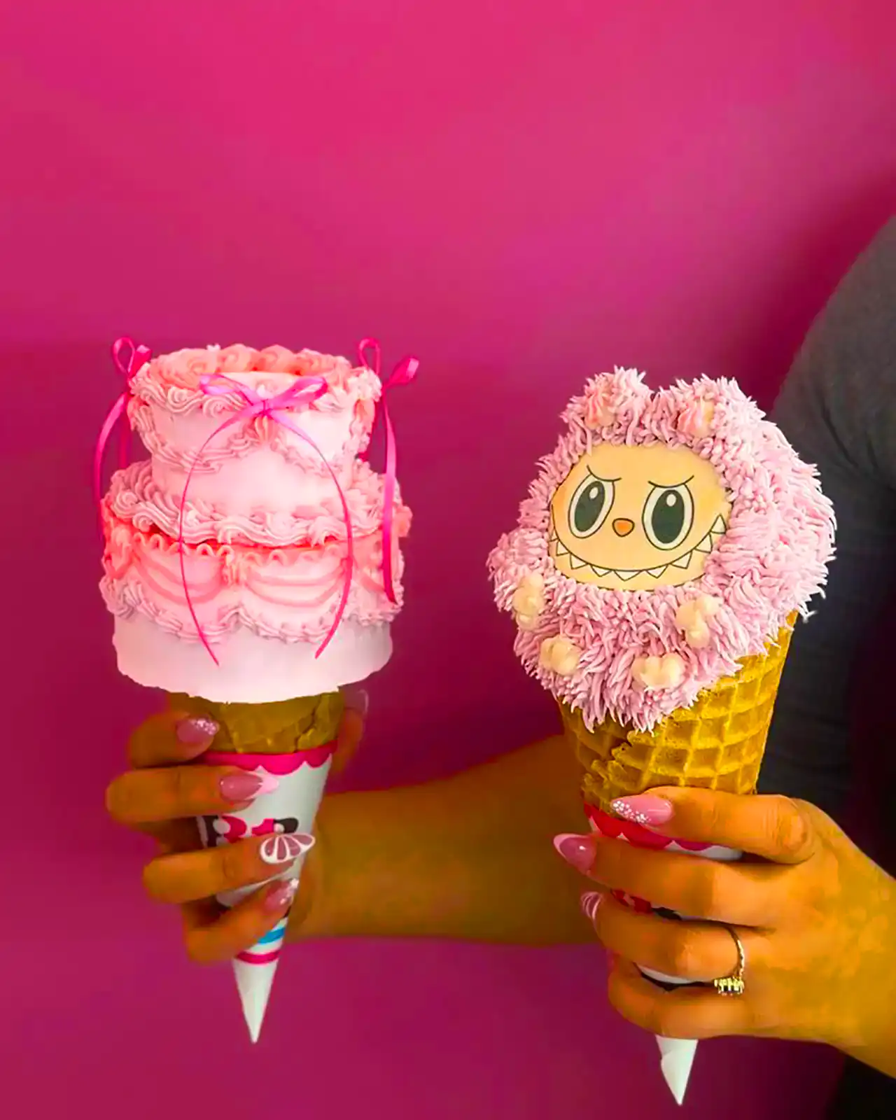 کیک بستنی تولد