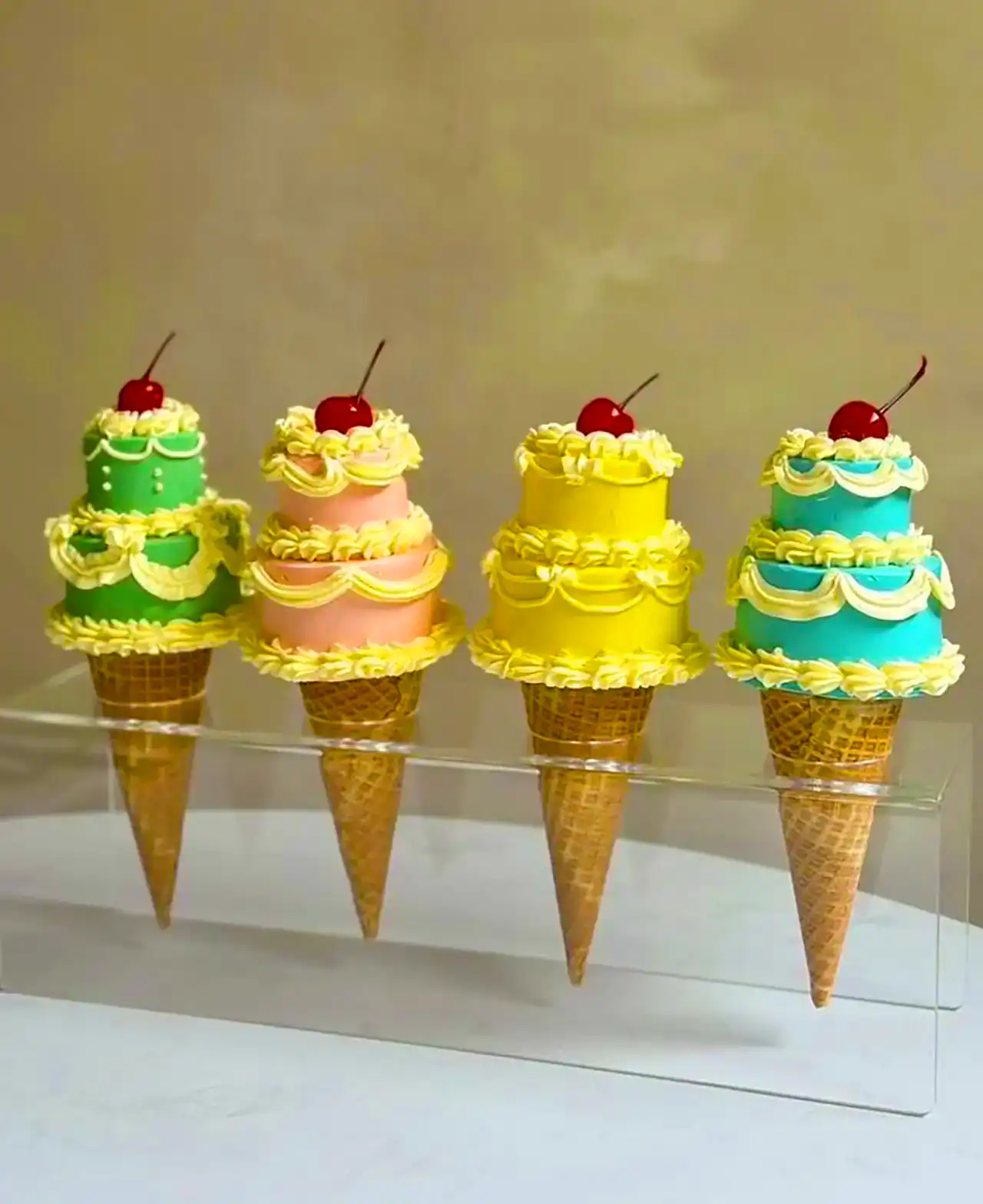 کیک بستنی تولد