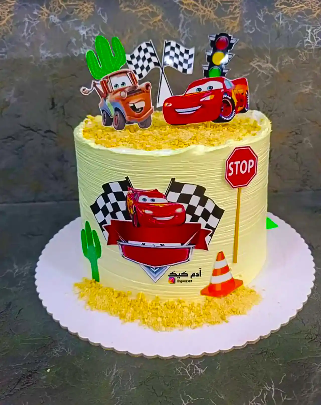 کیک تولد مک کویین