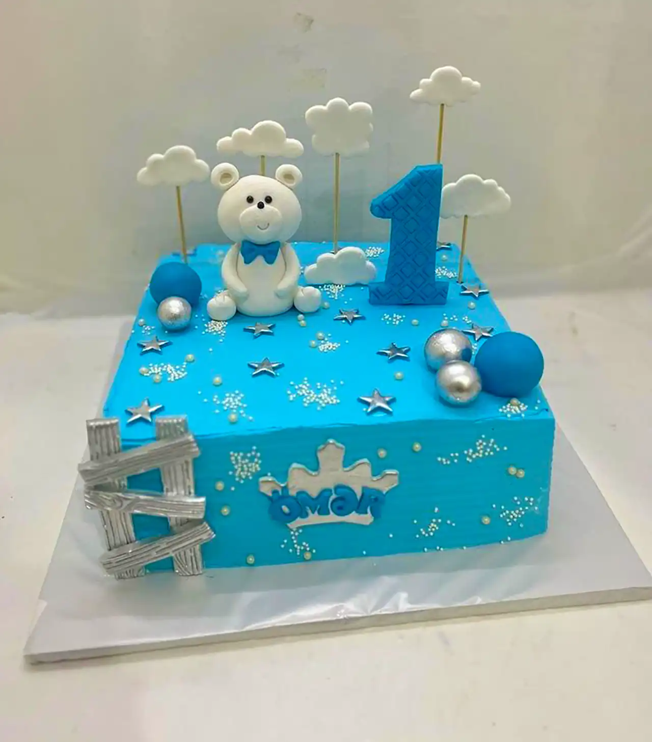 کیک تولد مستطیلی