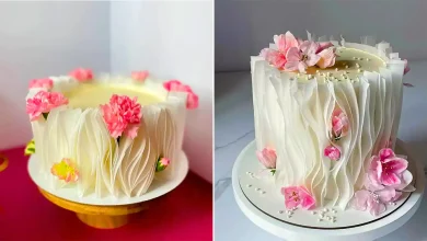 کیک ترند با ویفر پیپر