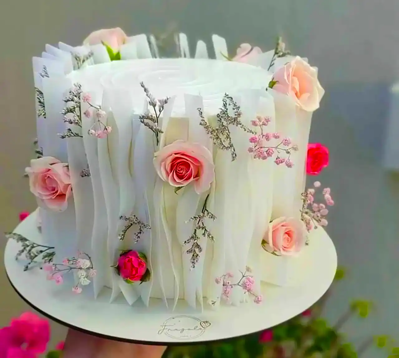 کیک ترند با ویفر پیپر