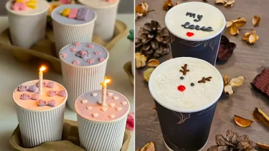 کیک لیوانی مینیمال