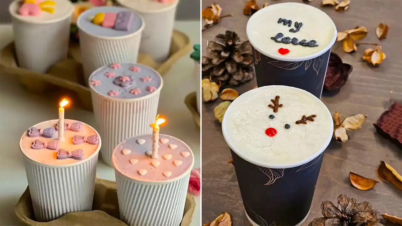 کیک لیوانی مینیمال