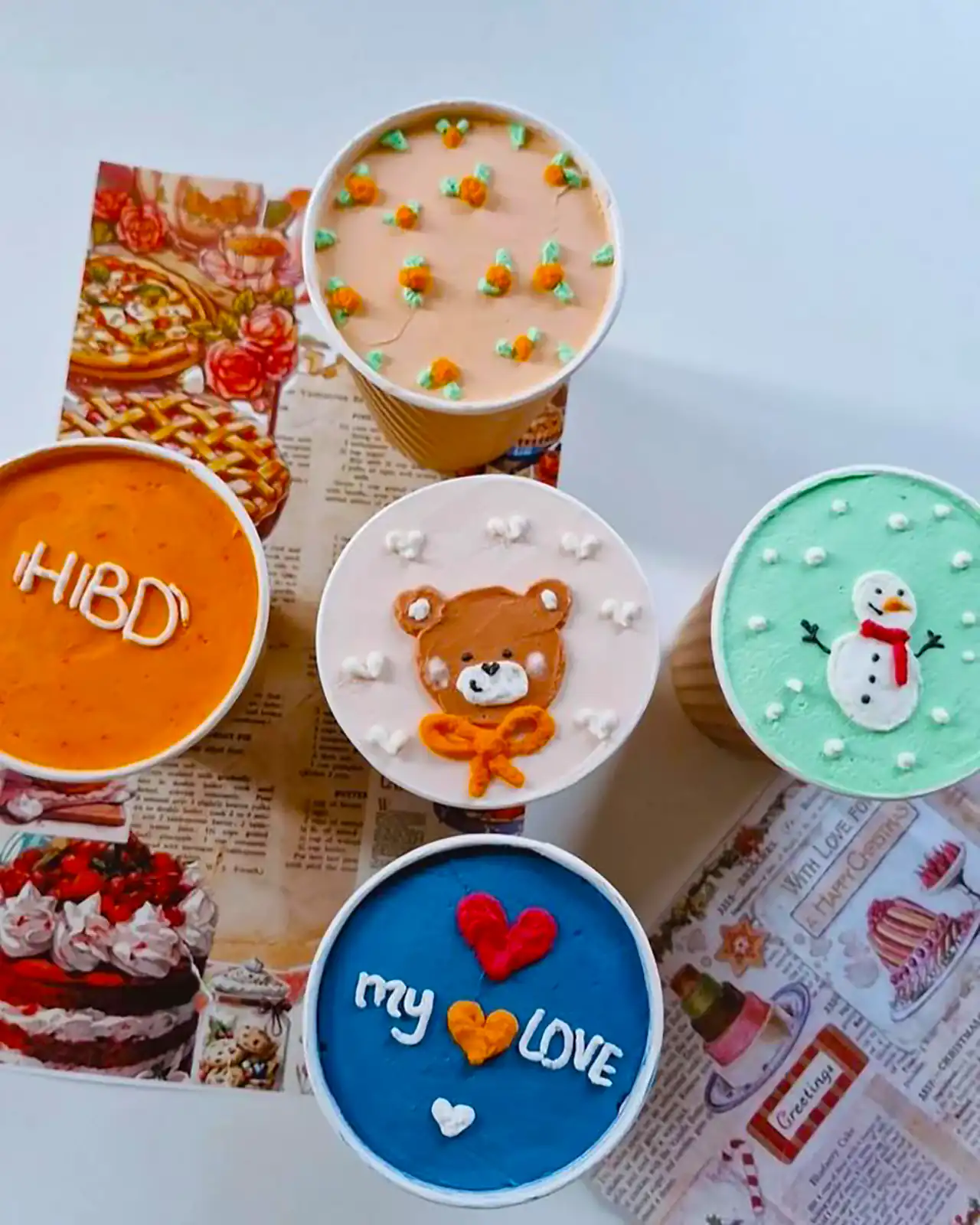 کیک لیوانی مینیمال