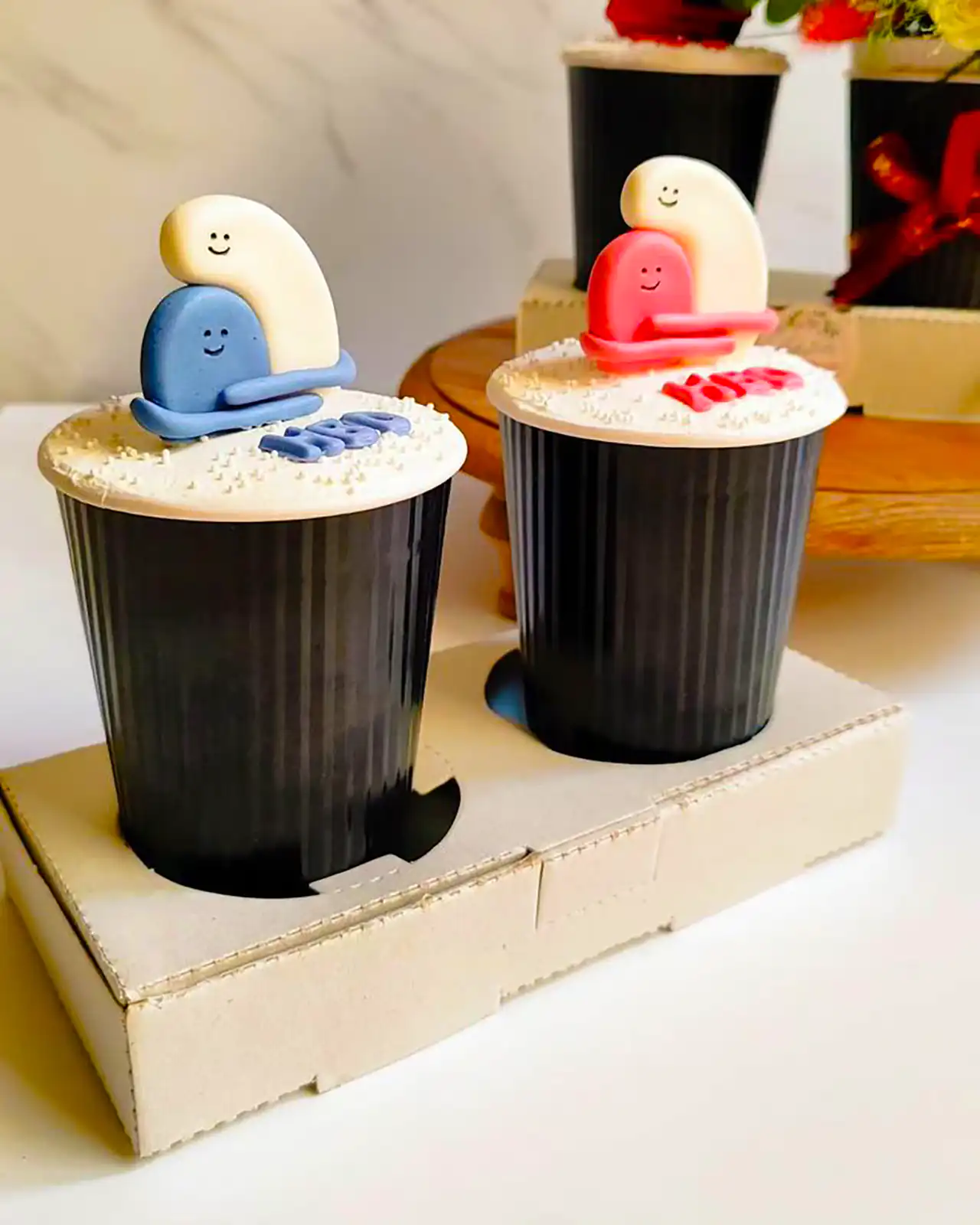 کیک لیوانی مینیمال