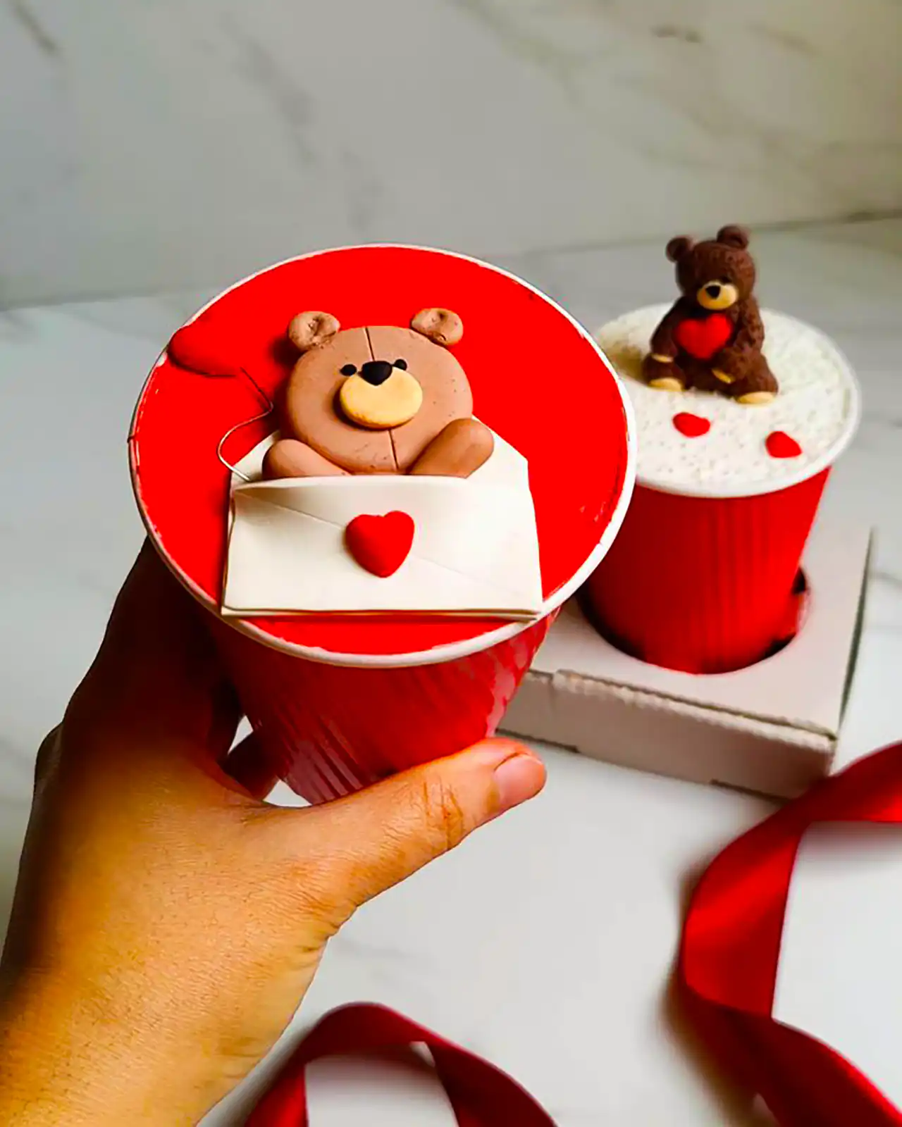 کیک لیوانی مینیمال