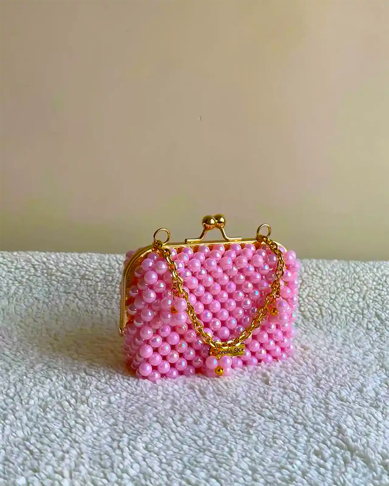 کیف دوشی صورتی