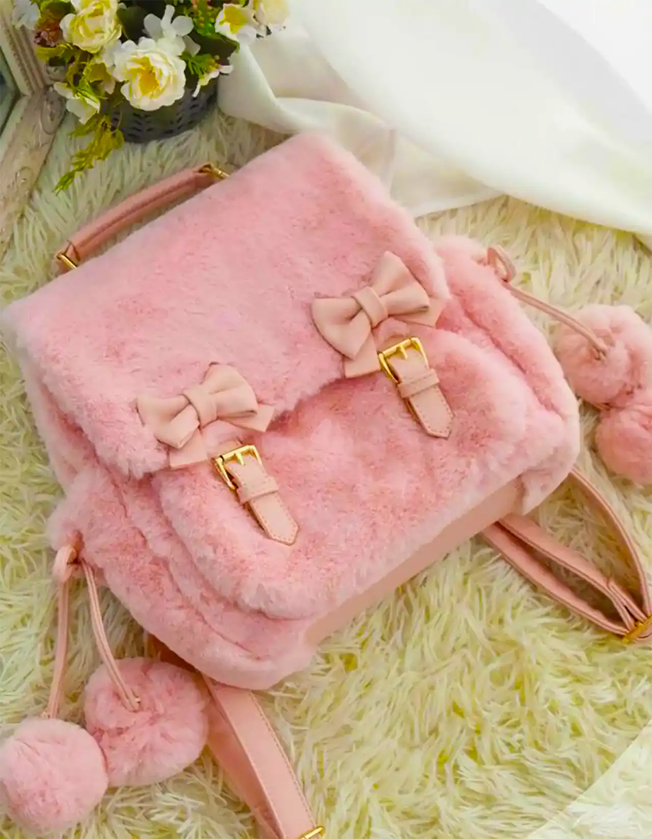 کیف دوشی صورتی