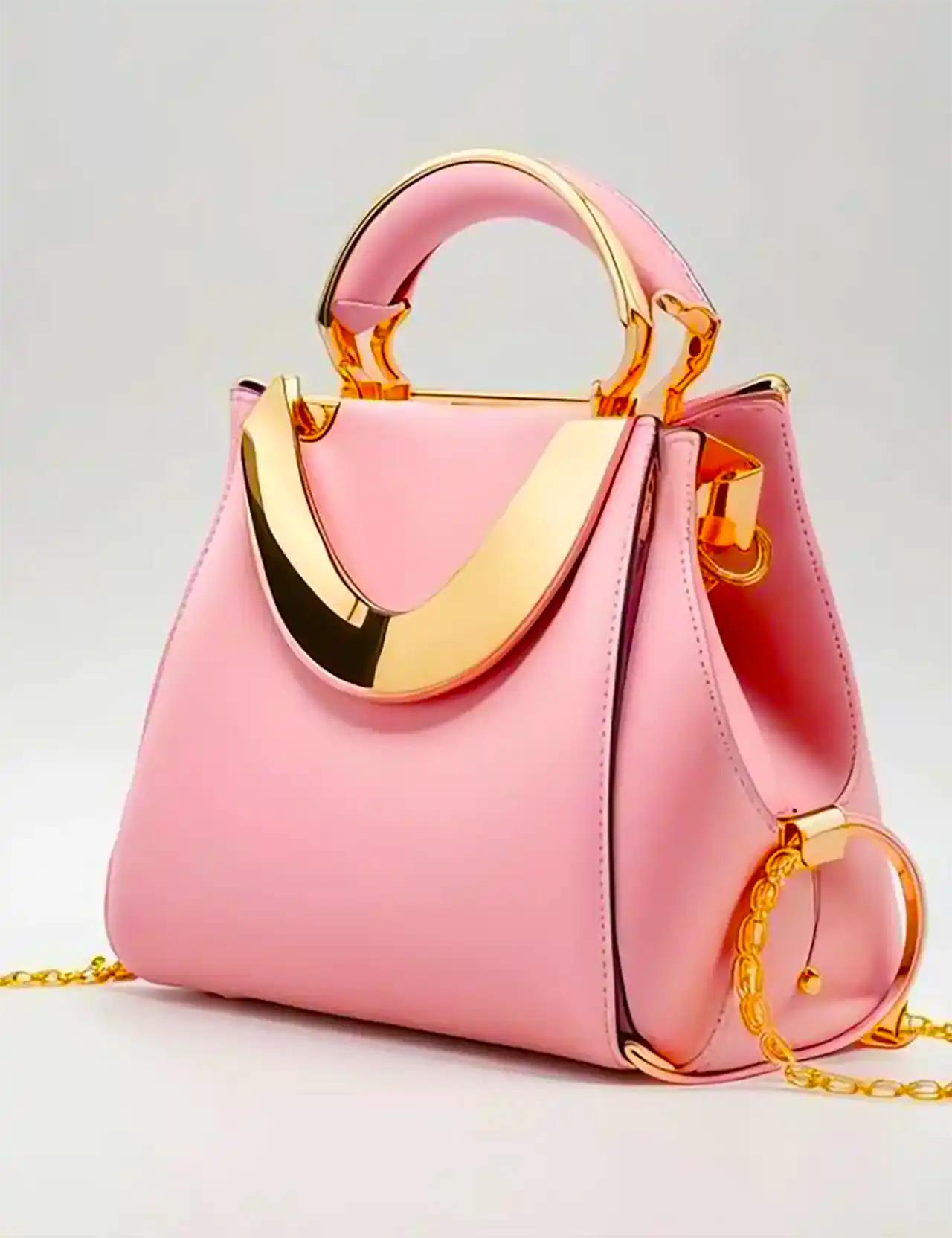 کیف دوشی صورتی