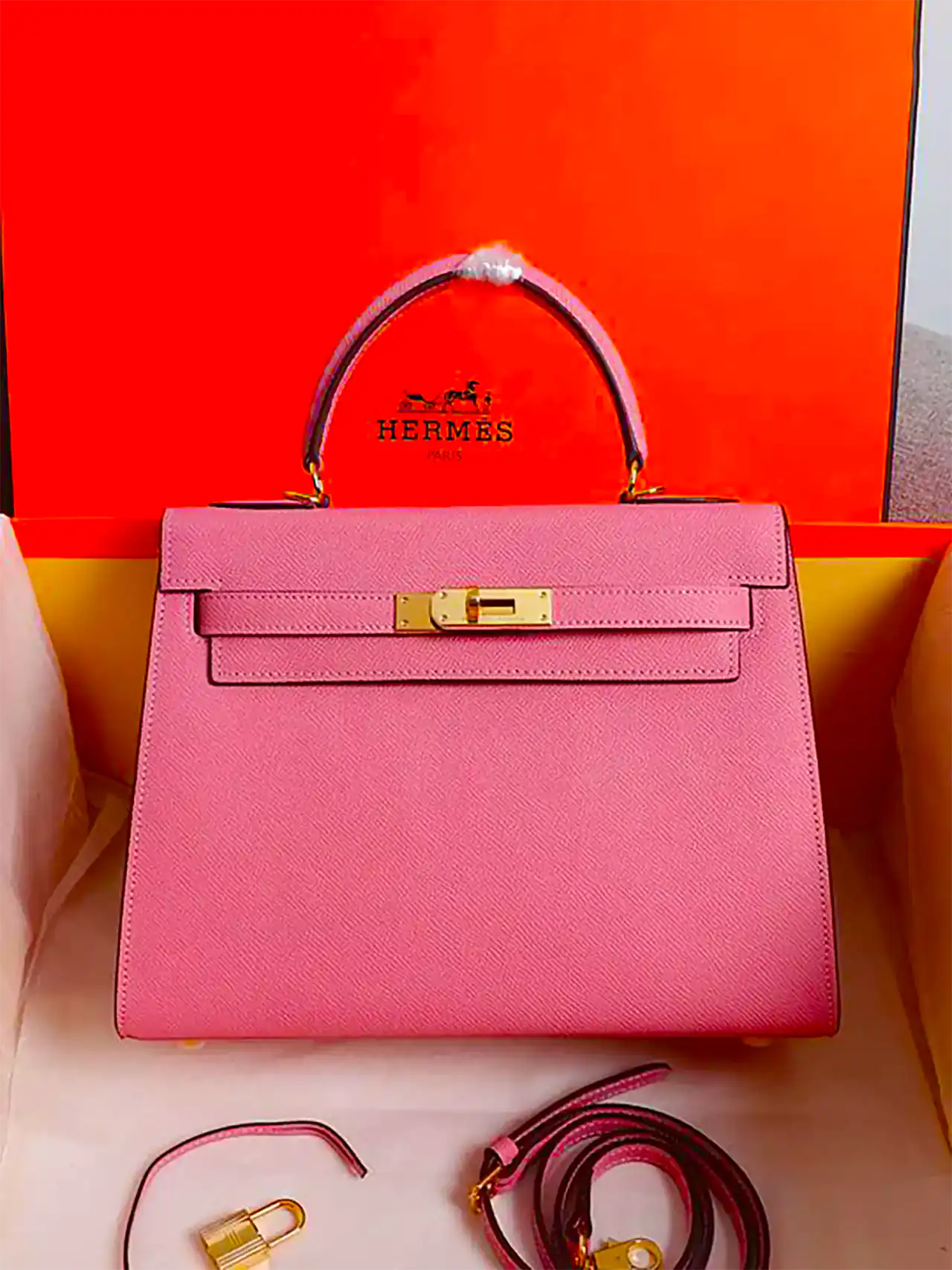 کیف دوشی صورتی