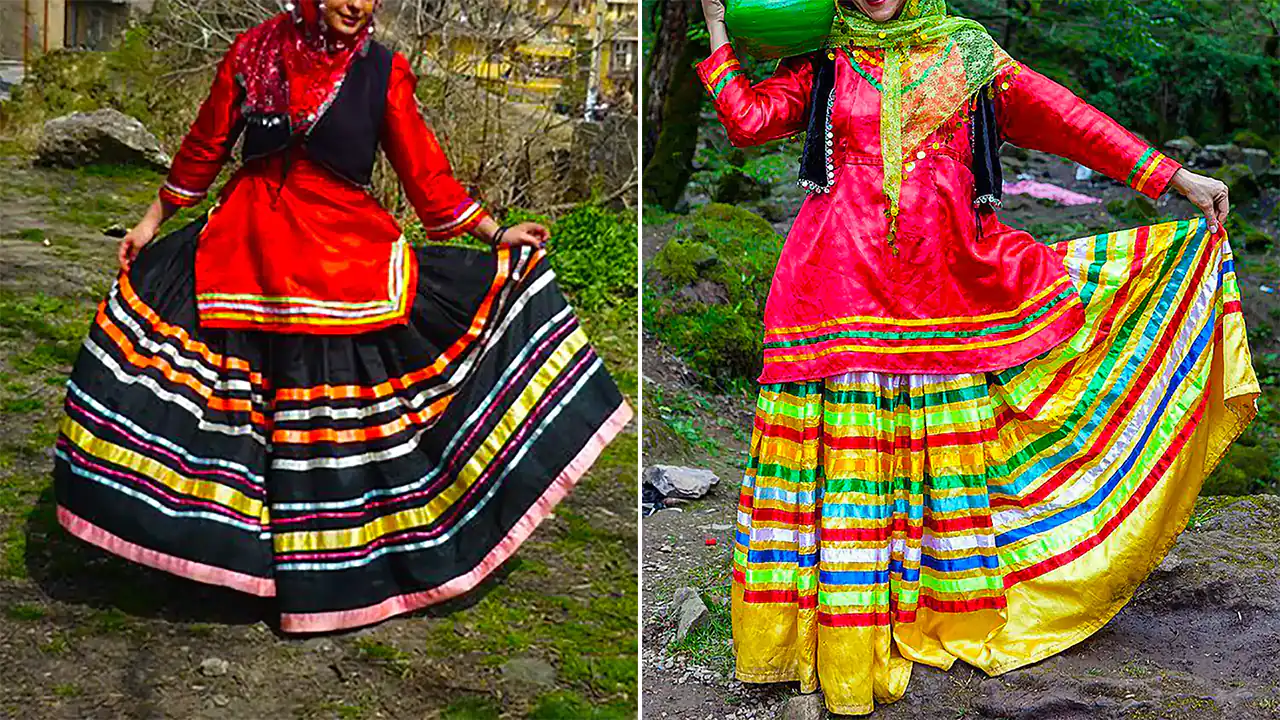 لباس محلی زنانه گیلکی شیک