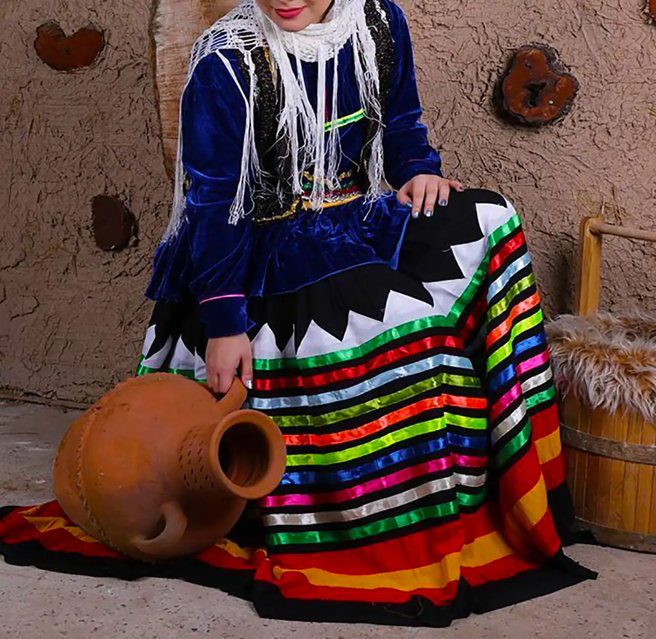 لباس محلی زنانه گیلکی شیک