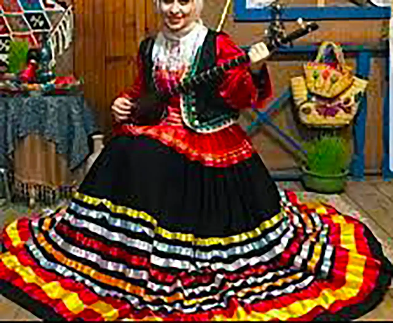 لباس محلی زنانه گیلکی شیک