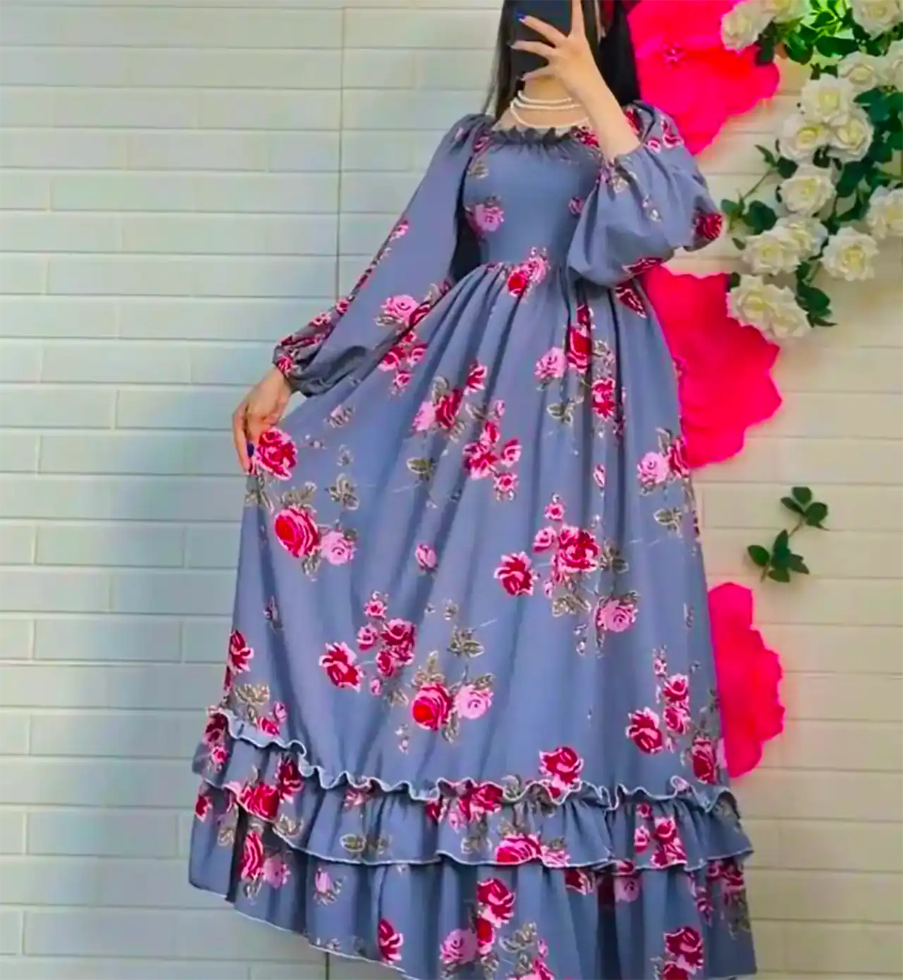 ماکسی گلدار شیک