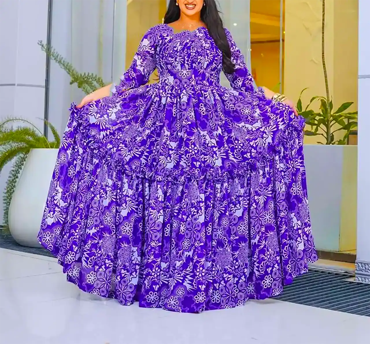 ماکسی گلدار شیک