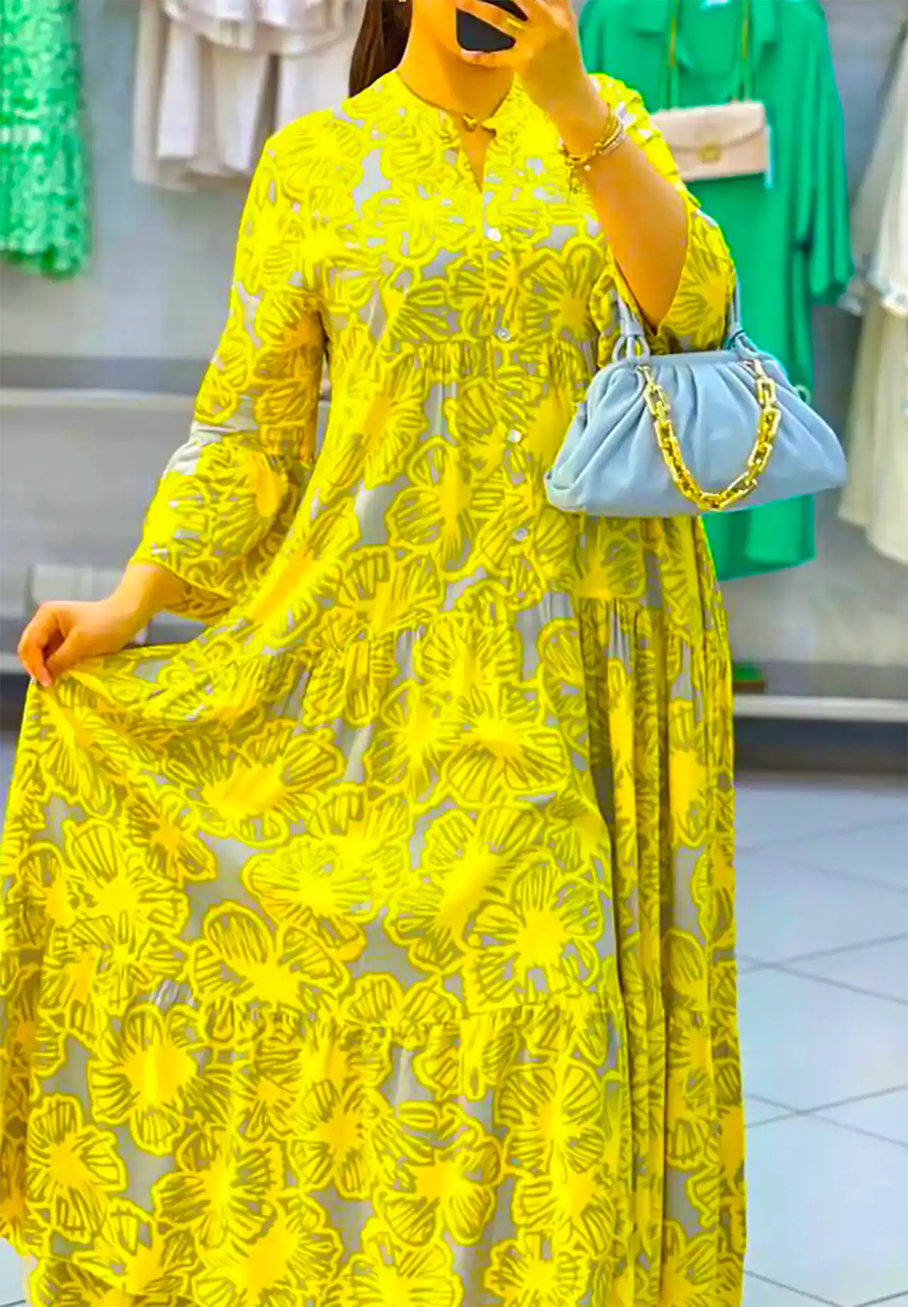 ماکسی گلدار شیک