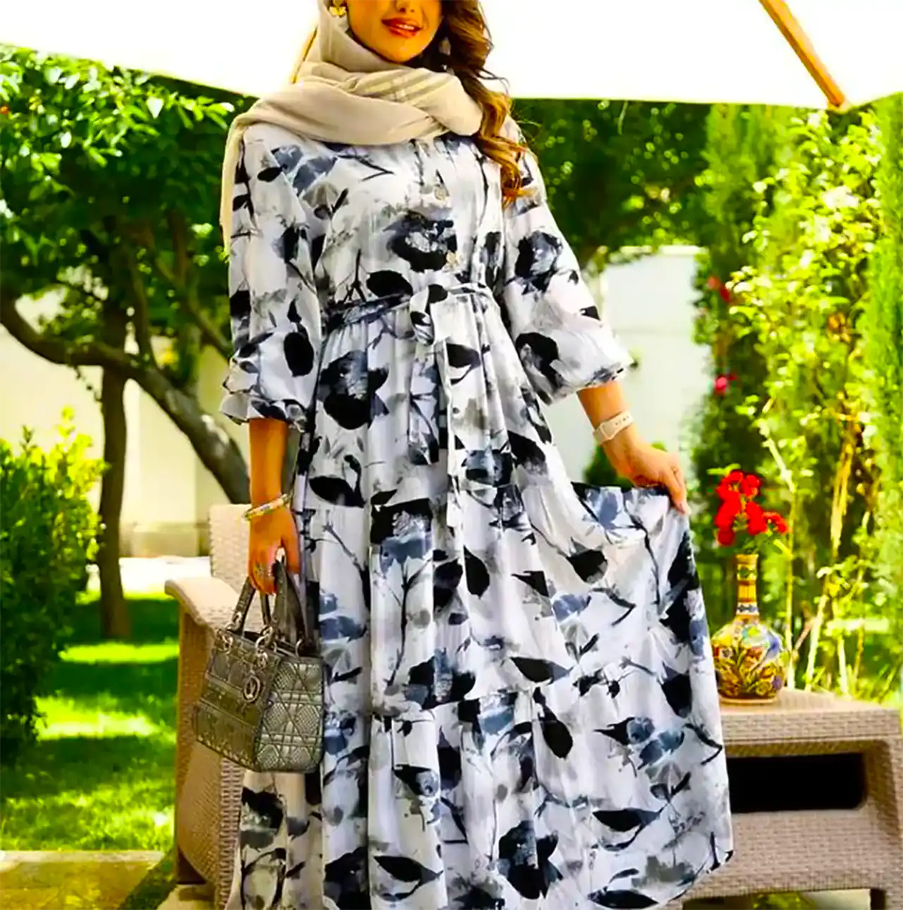 ماکسی گلدار شیک