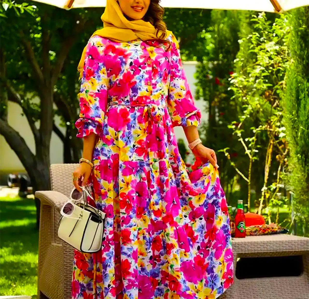 ماکسی گلدار شیک