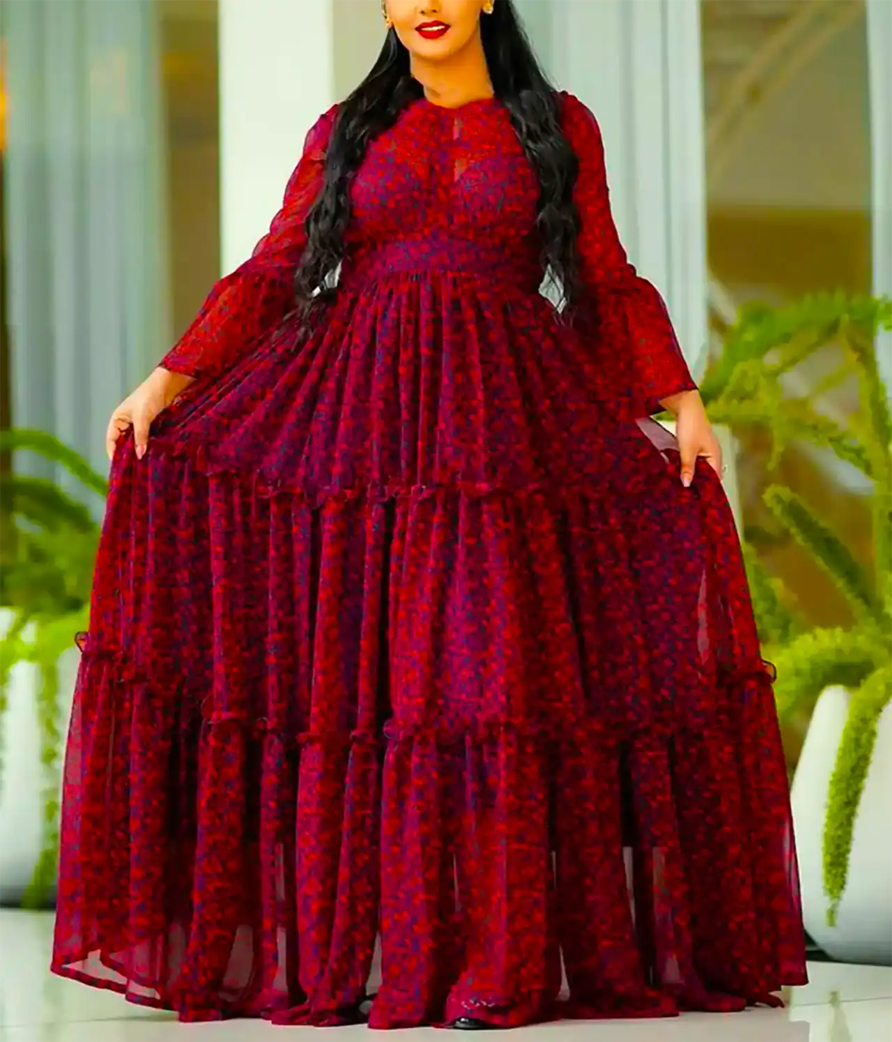 ماکسی گلدار شیک