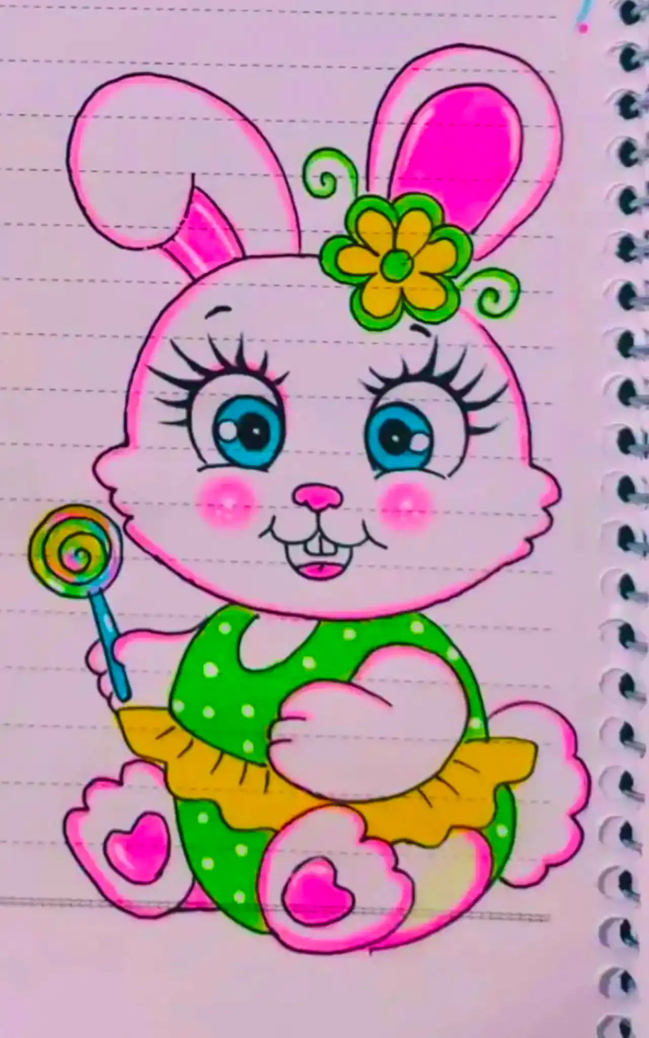 نقاشی دفتر مشق کودک