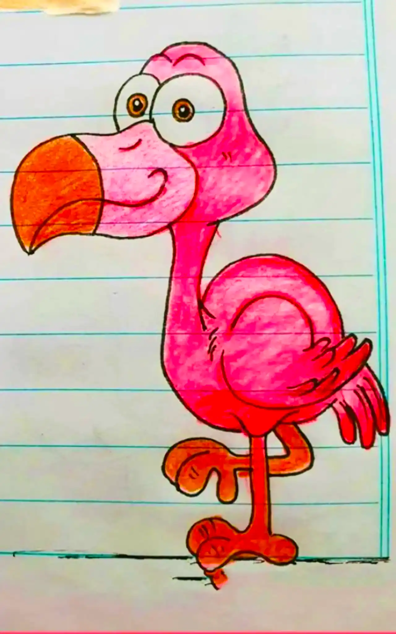 نقاشی دفتر مشق کودک