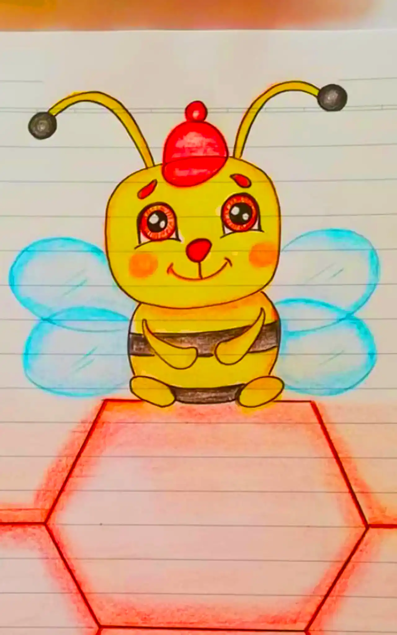 نقاشی دفتر مشق کودک