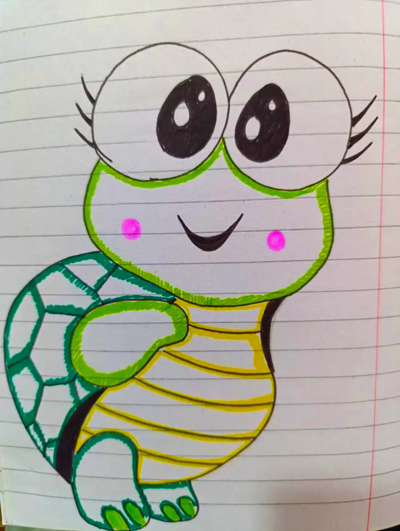 نقاشی دفتر مشق کودک