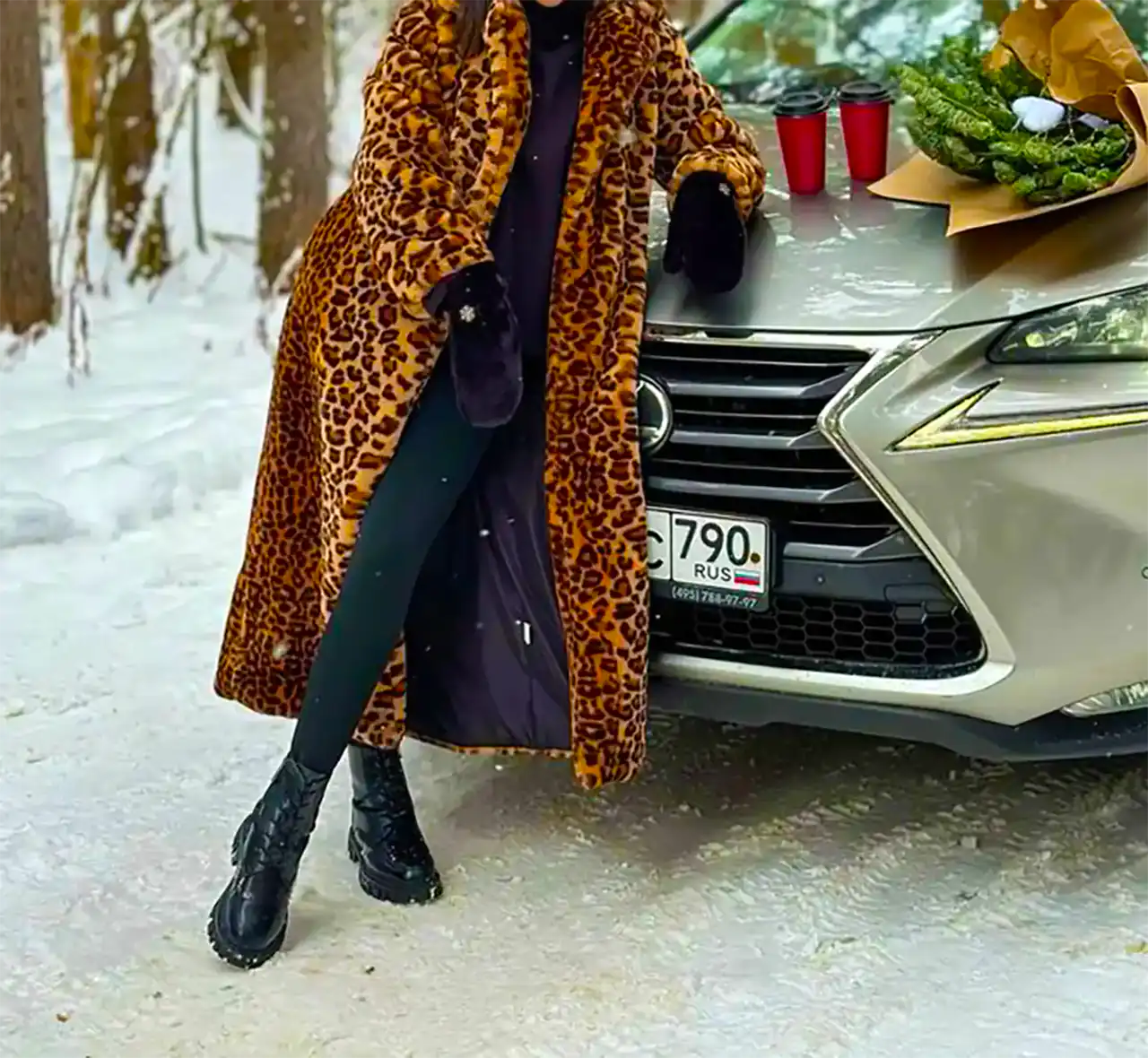 پالتو پلنگی شیک