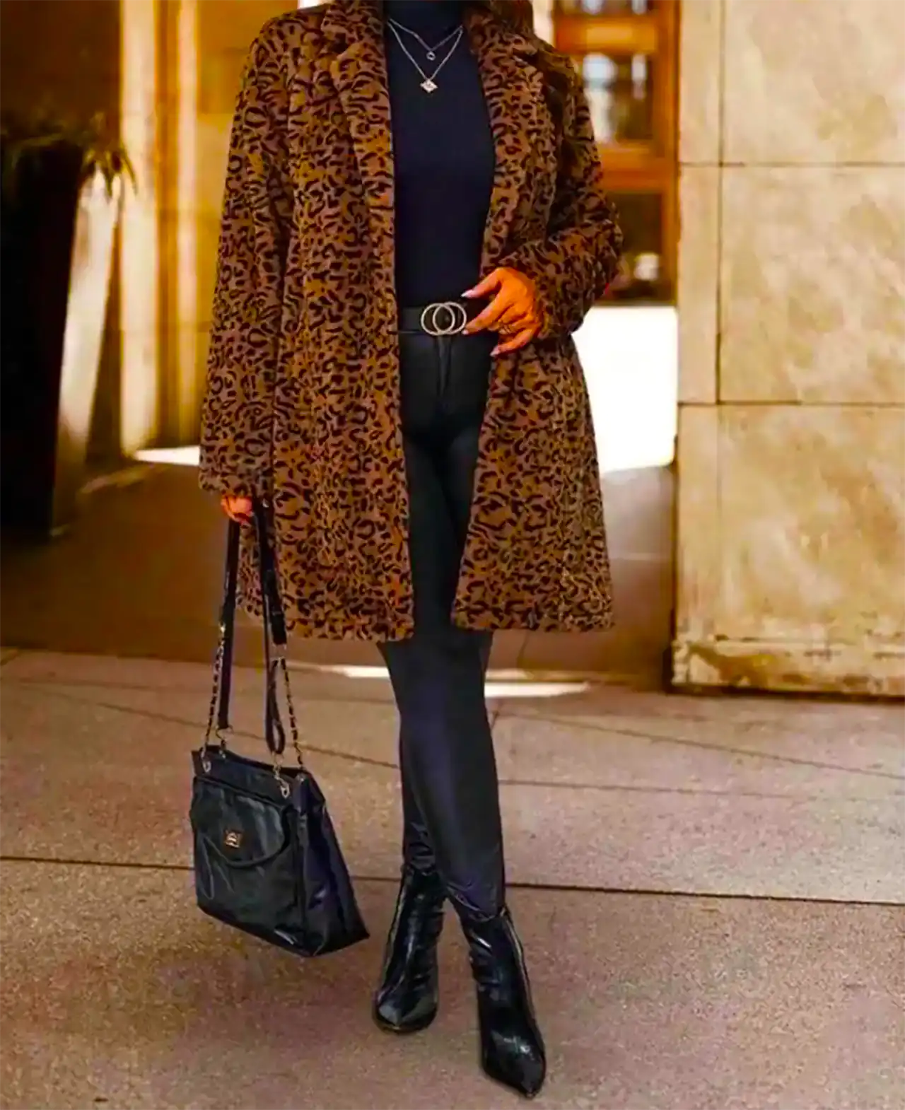 پالتو پلنگی شیک