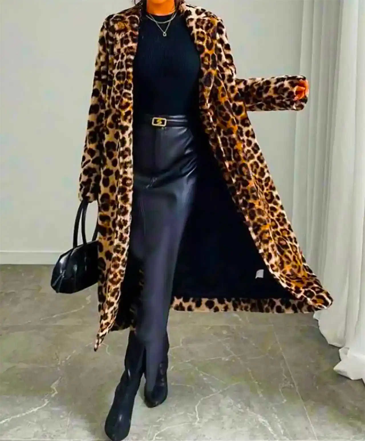 پالتو پلنگی شیک