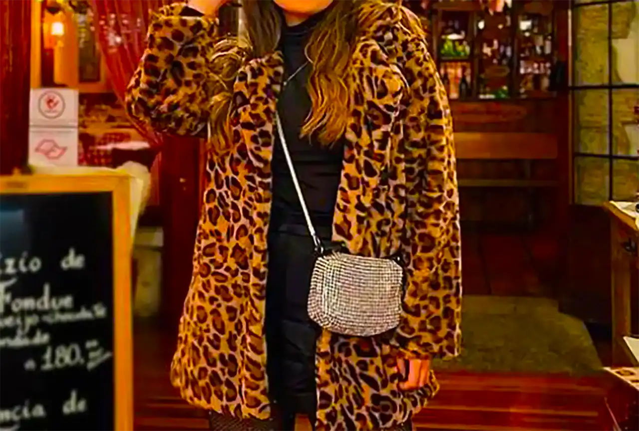 پالتو پلنگی شیک