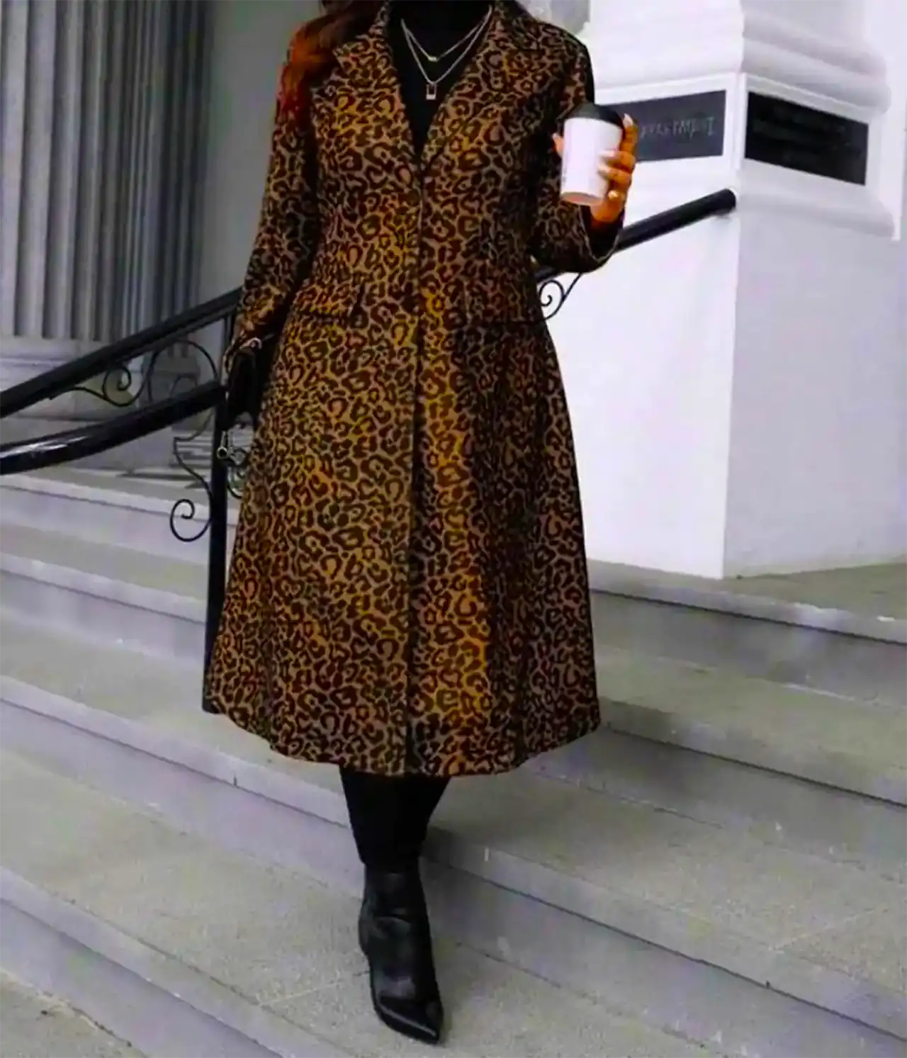 پالتو پلنگی شیک