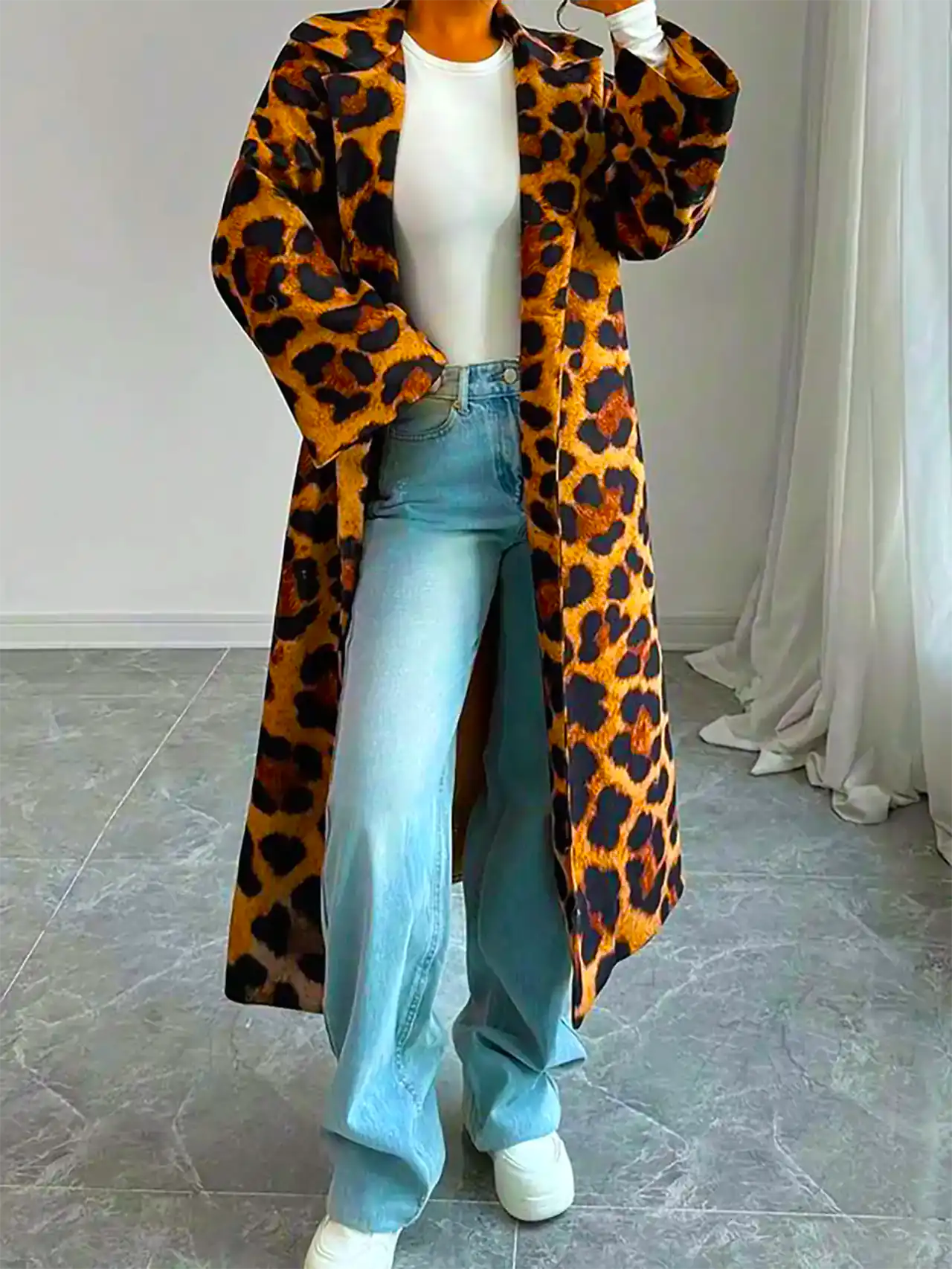 پالتو پلنگی شیک