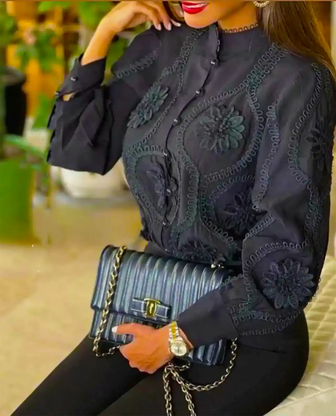 پیراهن مجلسی مشکی زنانه