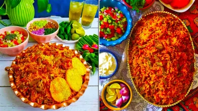 تزیین لوبیاپلو مجلسی