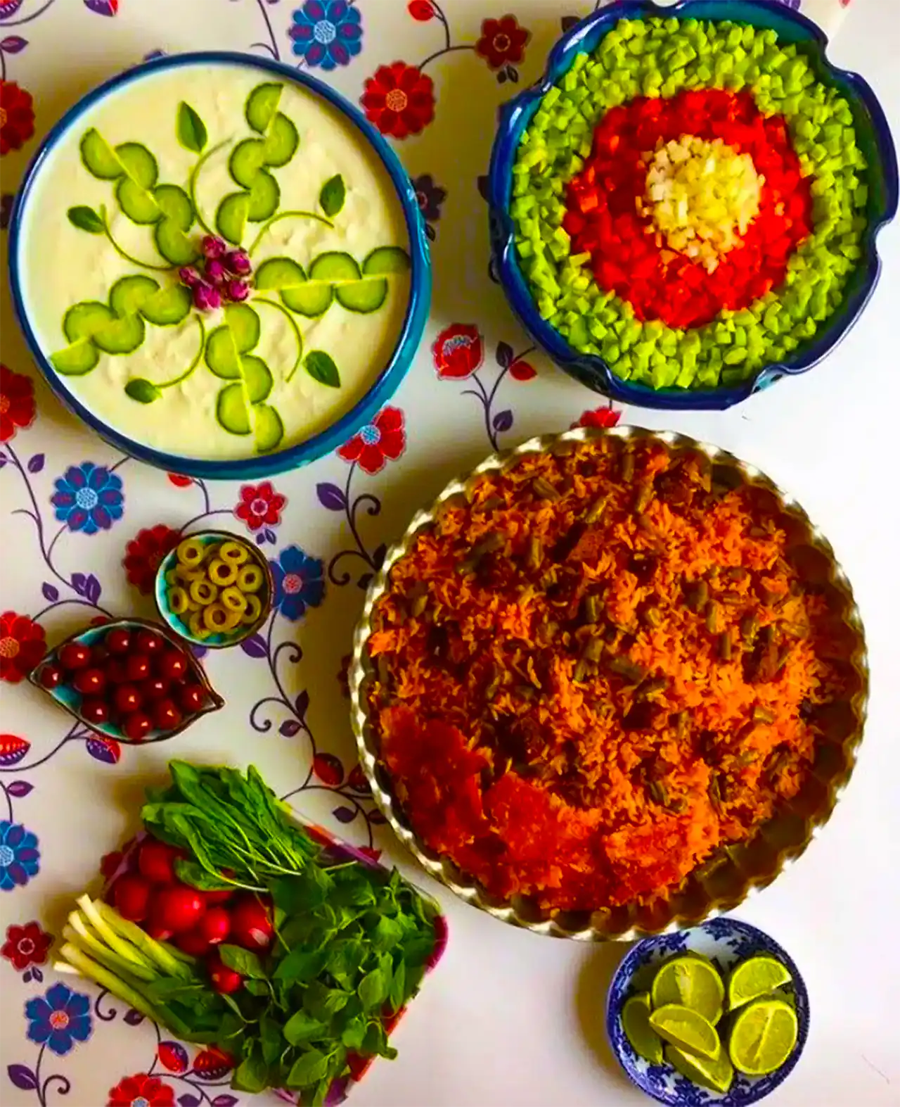 تزیین لوبیاپلو مجلسی