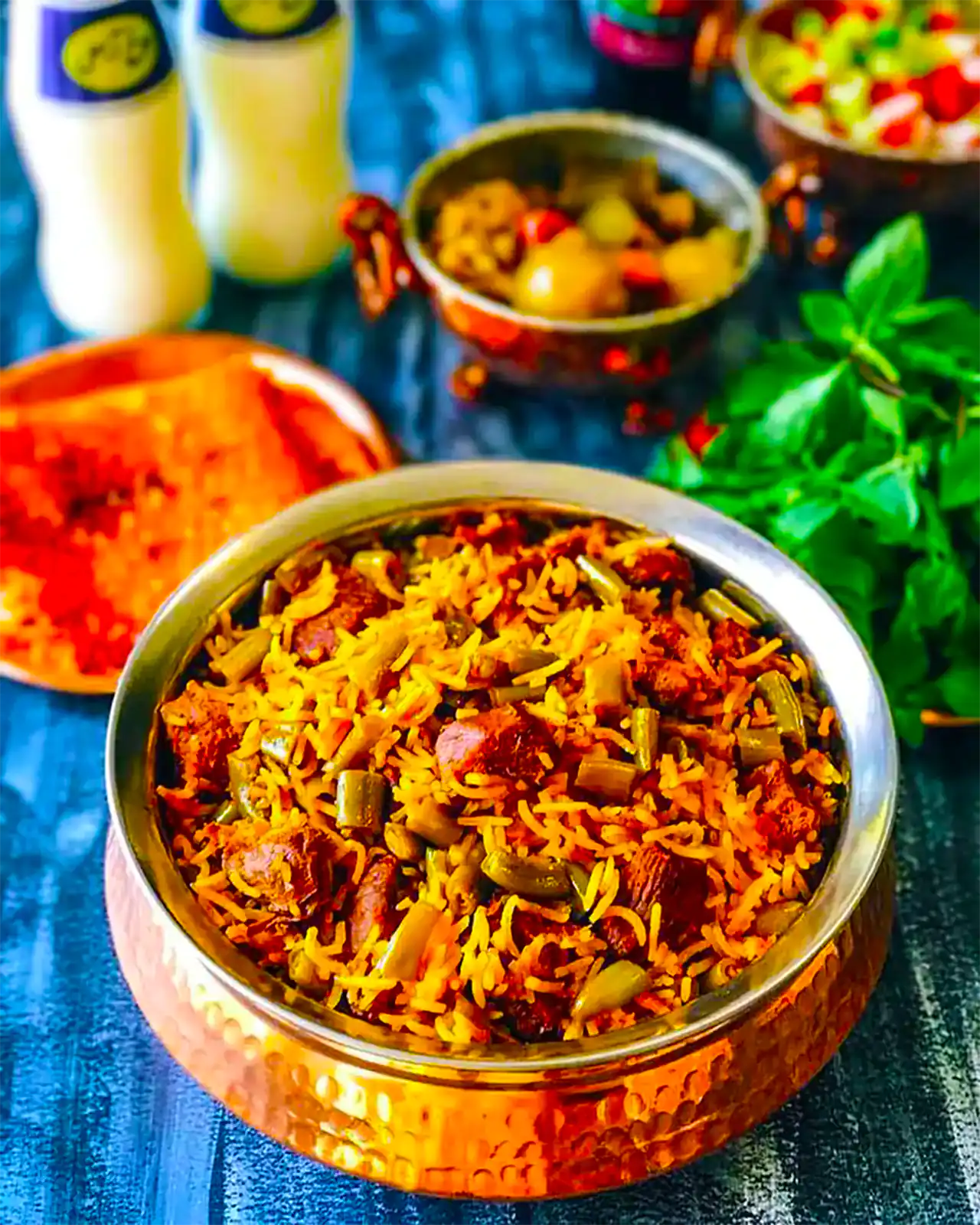 تزیین لوبیاپلو مجلسی