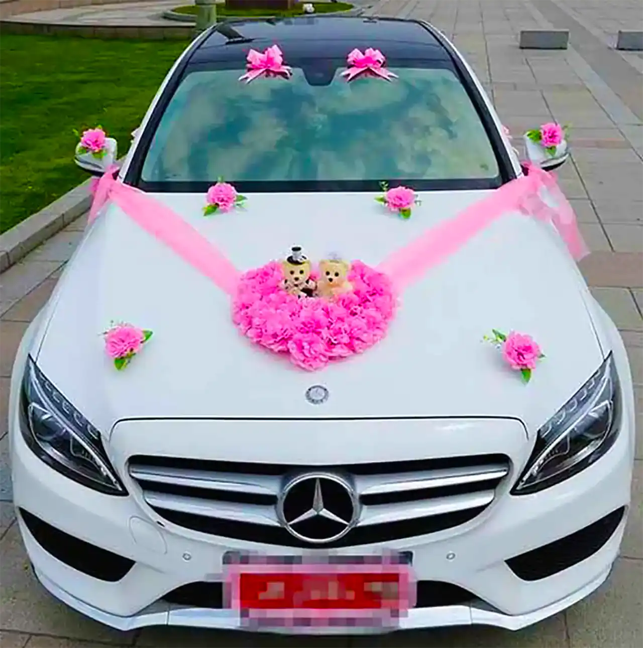 تزئین ماشین عروس