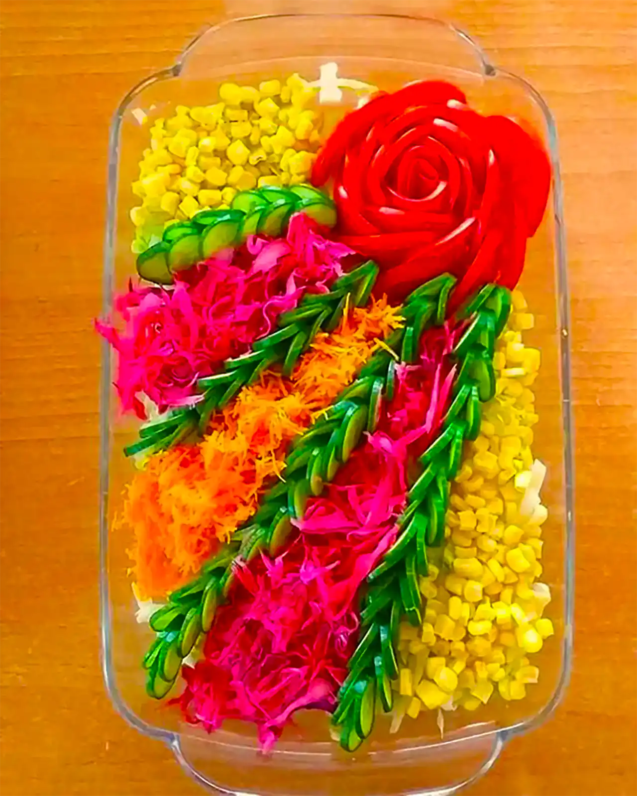 تزئین سالاد فصل