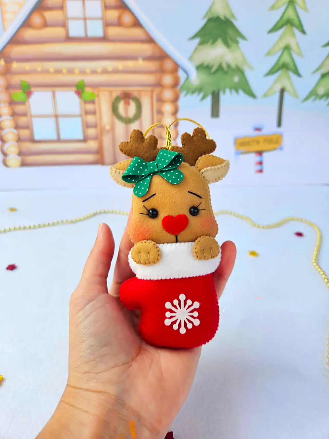 عروسک بند انگشتی نمدی