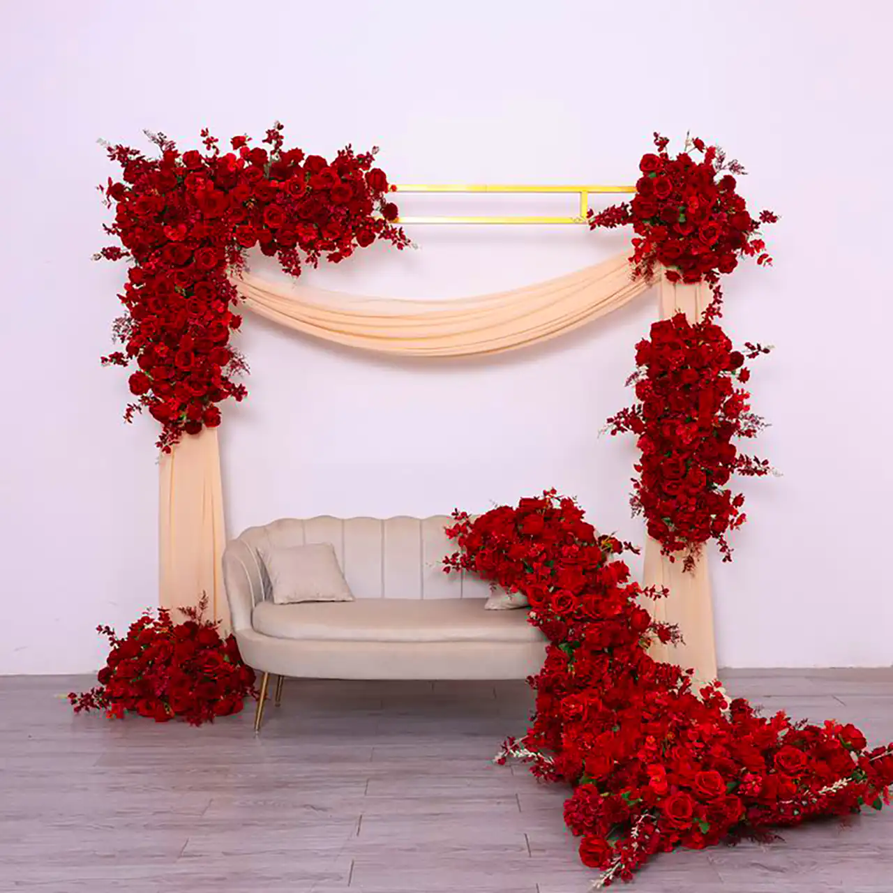 بک دراپ نامزدی قرمز